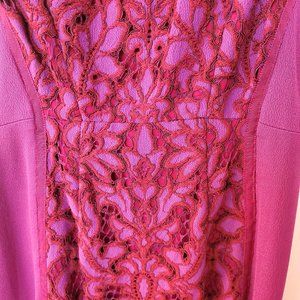 Magenta Diane von Fustenberg cocktail dress size 8